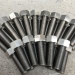 254smo uns s31254 en1.4547 boltlar və qoz-fındıq 1-1 / 2 "-8unx180mm iplik çubuq